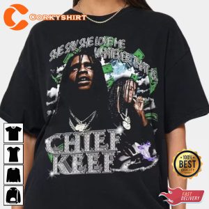 Chief Keef Rapper Vintage Graphic T-Shirt Design