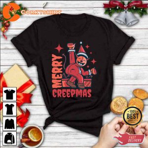 Chimney Devil Santa Merry Creepmas T-Shirt Sweatshirt