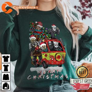 Christmas Vintage Nightmare Movie Funny Sweatshirt
