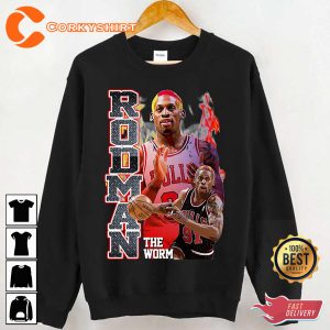 Dennis Rodman Sport Basketball Scottie Pippen Michael Jordan T-shirt Design