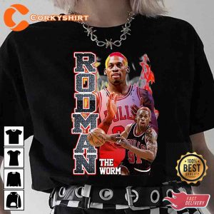 Dennis Rodman Sport Basketball Scottie Pippen Michael Jordan T-shirt Design