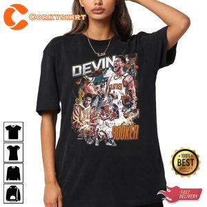 Devin Booker Basketball Phoenix Suns Vintage Unisex T-Shirt