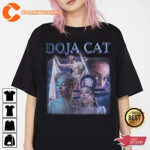 Doja Cat 90s Vintage Graphic Unisex Printed T-Shirt