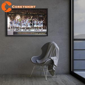 FIFA World Cup Argentina Champions Poster Wall Decor