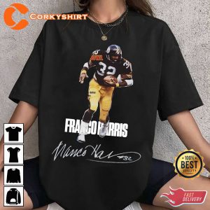 Franco Harris Shirt Football Legend Vintage 90s Tee