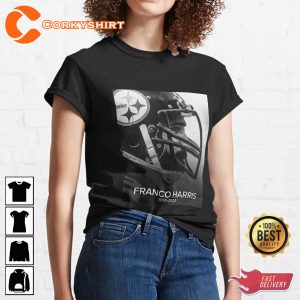 Franco Harris Thank for the Memory Unisex T-Shirt Design