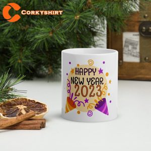 Fun Celebration Happy New Year 2023 Coffee Tea Mug