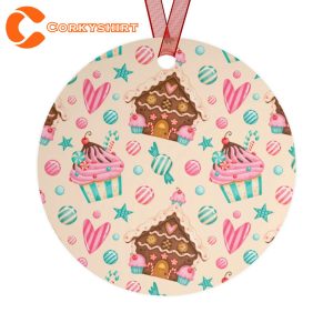 Gingerbread Cookies Happy Holiday Merry Christmas Ornaments