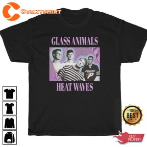 Glass Animals Heat Waves Vintage Bootleg T-shrt