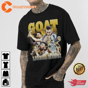 Goat Lionel Messi Vintage Bootleg Shirt