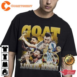 Goat Lionel Messi Vintage Bootleg Shirt