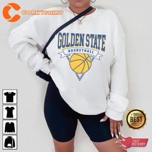 Golden State Basketball Crewneck Vintage Style 90s Sweatshirt