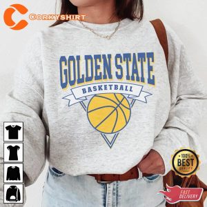 Golden State Basketball Crewneck Vintage Style 90s Sweatshirt