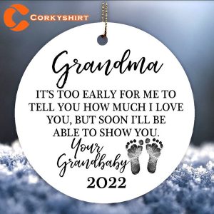 Grandma Gift Personalised Grandma Keepsake Heart Grandmas Ornament