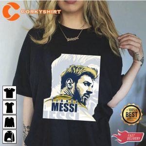 Greatest of All Time Messi Vintage Soccer Shirt