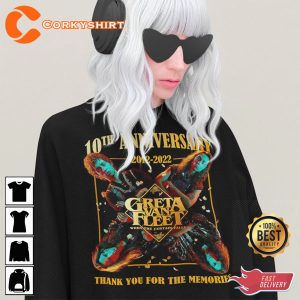 Greta Van Fleet Tour 2023 Vintage T-Shirt Design