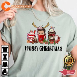 Harry Styles Christmas Coffee 2022 Harry's House Love Harry T-Shir