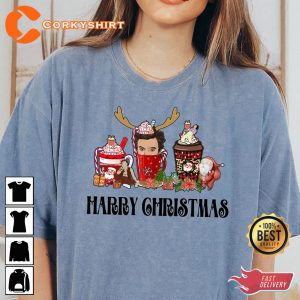 Harry Styles Christmas Coffee 2022 Harry's House Love Harry T-Shir