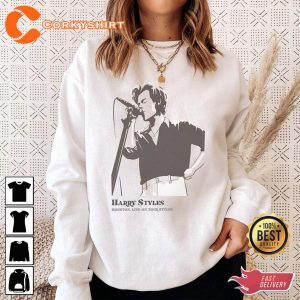 Harry Styles On The Scene Unisex Harry Styles Tour Sweatshirt