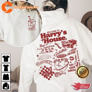 Harry's House Track List 2 Side Love On Tour Harry Styles Hoodie