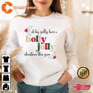 Holly Jolly Merry Christmas Family Christmas Sweatshirt
