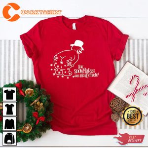 How Snowflake Are Really Made Snowman Funny Christmas T-Shirt