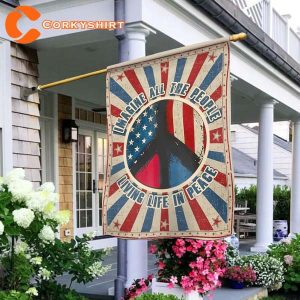 Image All The People Living Life In Peace American Yard Decor Flag