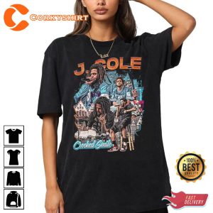 J Cole Crooked Smile Vintage Graphic Unisex T-Shirt