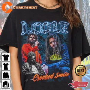 J Cole Rapper Hip Hop Vintage Graphic T-Shirt