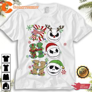 Jack The Nightmare Before Christmas Ho Ho Ho T-Shirt