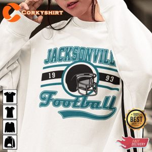 Jacksonville Football Vintage Jacksonville Football Jaguars Unisex Graphic Sweatshirt
