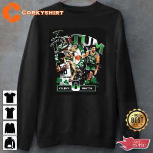 Jayson Tatum Basketball Clover Celtics Boston Unisex T-Shirt
