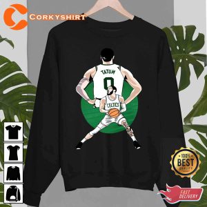 Jayson Tatum Funny Basketball Fanart Boston Celtics Shirt