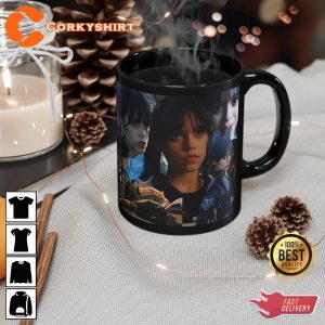 Jenna Ortega Wednesday The Addams Family Mug