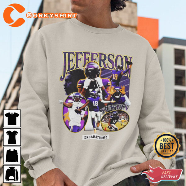 Justin Jefferson Dreams Unisex Vintage Shirt