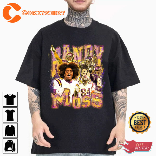 Justin Jefferson Randy Moss 90s Style Rap Shirt - Teeholly