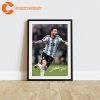 LIONEL MESSI Argentina Autograph Signed Poster Print