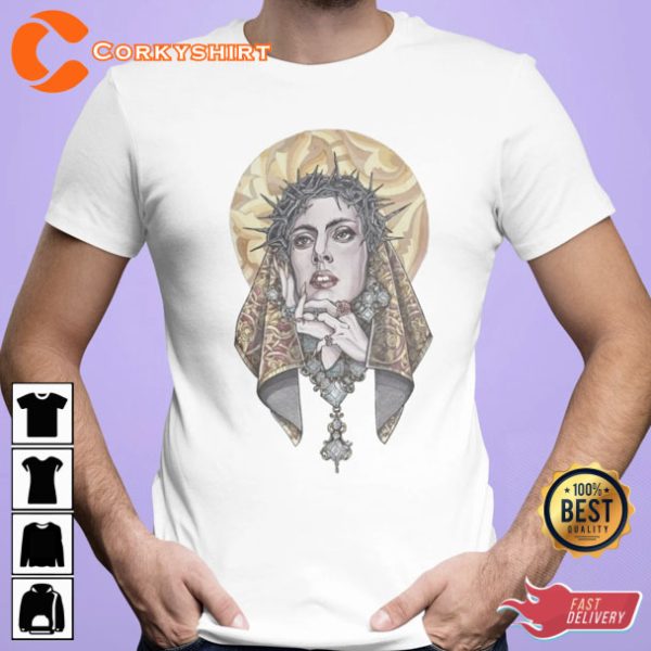 Lady Gaga Graphic Unisex Cotton Shirt