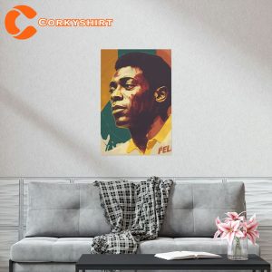 Legend Soccer Brazil Thank for The Memories Pele Poster