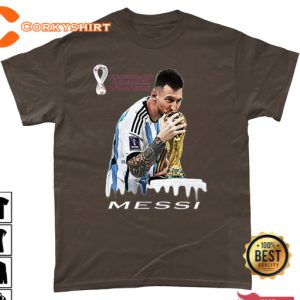 Leonel Messi 10 Argentina Champion World Cup 2022 Tee Shirt