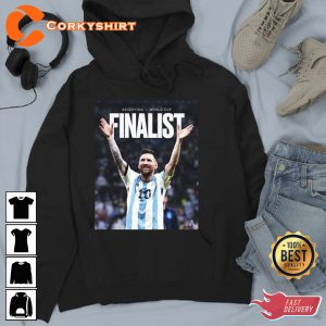 Lionel Messi Argentina National Team Champion World Cup Vintage Shirt