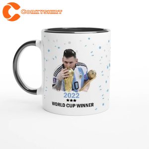 Lionel Messi Campeón Fifa Qatar World Cup 2022 Cool Mug