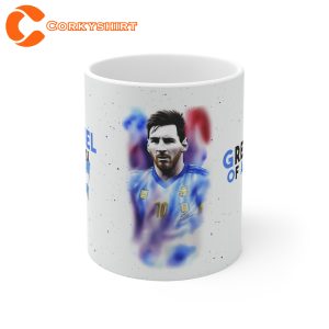 Lionel Messi GOAT Greatest of All Time Coffee Mug