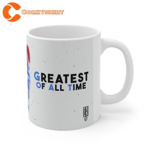 Lionel Messi GOAT Greatest of All Time Coffee Mug