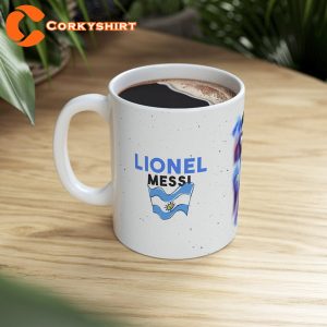 Lionel Messi GOAT Greatest of All Time Coffee Mug