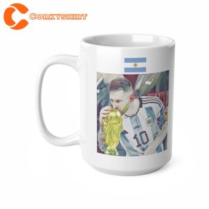 Lionel Messi Kissing The World Cup Leo Messi Mug