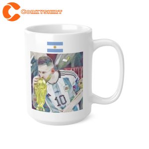 Lionel Messi Kissing The World Cup Leo Messi Mug