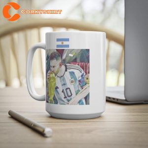 Lionel Messi Kissing The World Cup Leo Messi Mug