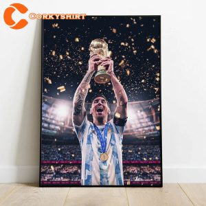 Lionel Messi Poster Gift For Argentina Fans