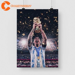 Lionel Messi Poster Gift For Argentina Fans